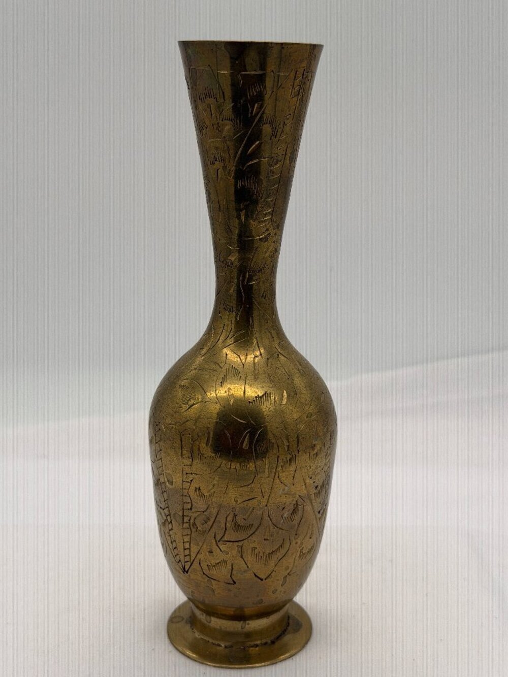 Brass vintage bud vase